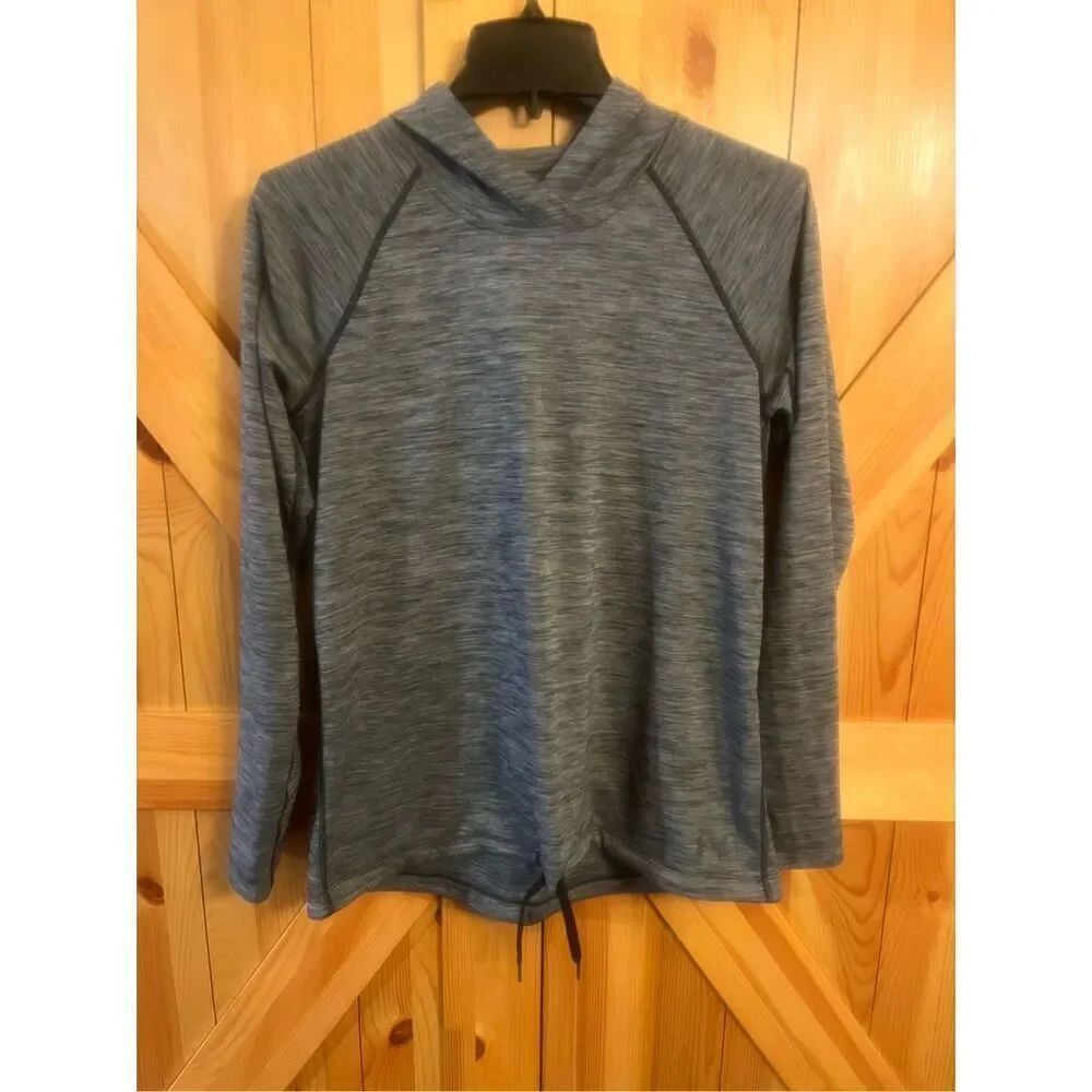 Under Armour Heat Gear Loose Fit Long Sleeve Top size Small gray (4157)